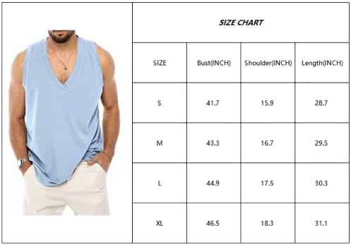 tanque de linho de algodão masculino da UTCOCO Tampa de linho de cor sólida Corte de decote em V Tee Summer Beach Sleeseless Shirt