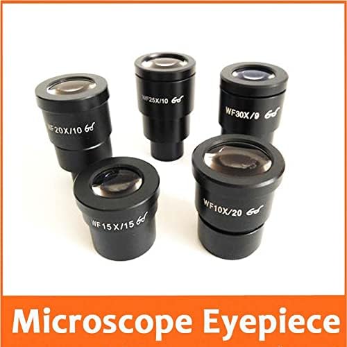 Acessórios para microscópio wf10x 15x 20x wf25x wf30x 20mm 10mm 9mm de vidro óptico Microscópio de vidro óptico