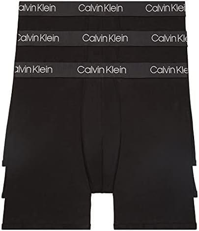 Briete de boxer multipack de algodão de algodão de luxo de Calvin Klein masculino