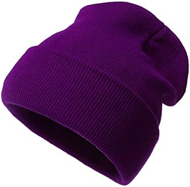Mulheres tricotadas chapéus de gorro desleixado lã malha de malha ao ar livre 2021 cor para manter chapéus quentes adultos no inverno