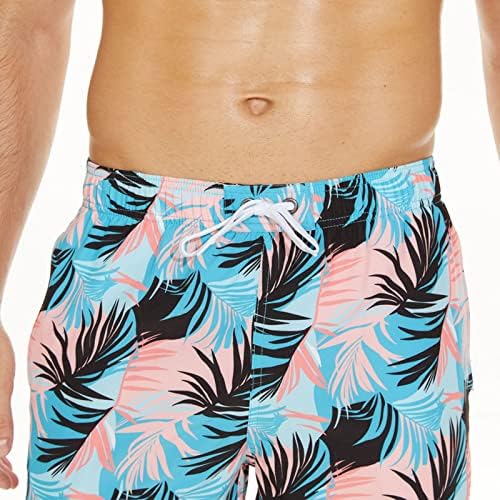 Mens Athletic Board shorts respiráveis ​​rápida seca havaiana tronco de natação solto ajuste plus size shorts de surf de cordão
