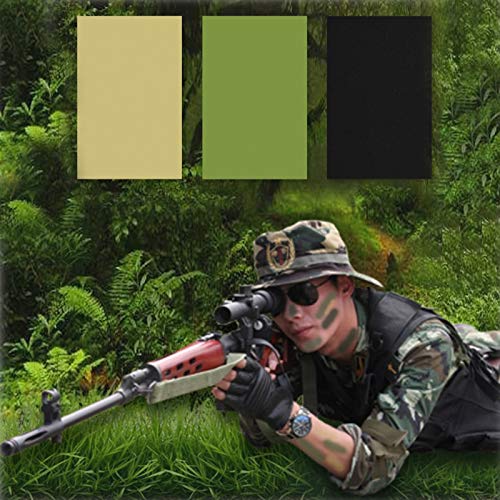 MEICOLY CAMO FACE PINTE PALETTE, 3 cores Black Green Christmas Grinch Paint