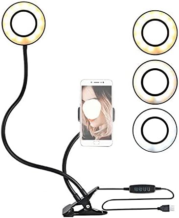 Encher luz LED LED Luz de anel de selfie com lâmpada de mesa do suporte para o telefone LAZY SUPLET STAND FLEXIBLE PAR