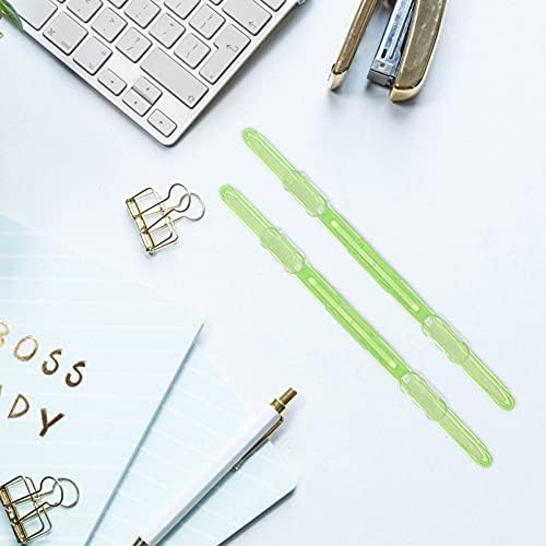 Pastas de arquivos coloridas de nuobester clipes de papel colorido Fixadores de papel, clipes de encaixe de plástico clipes