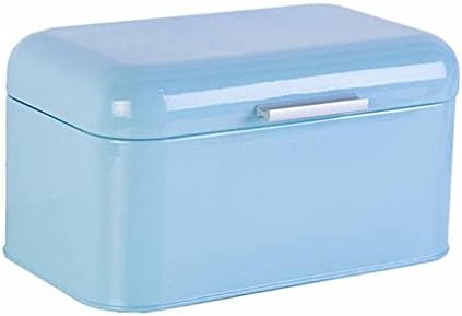 KMYUO METAL Bread Box Comairner para bancada de cozinha extra grande caixa de pão de metal perfeita estanho para manter