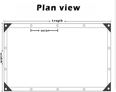 Tarcaulina à prova d'água Raggzz, lona clara, cortinas ao ar livre, PVC de vinil claro, transparente, cobertura,