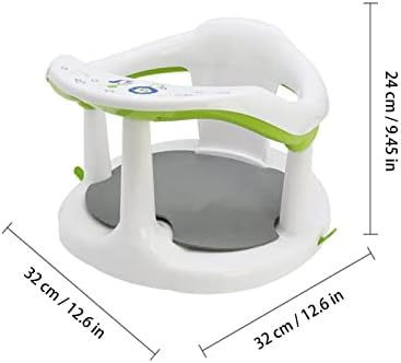 Assento do banho de bebê do doofo | Cadeira de banho de bebê com backrest e copos de sucção destacáveis ​​| Assento de