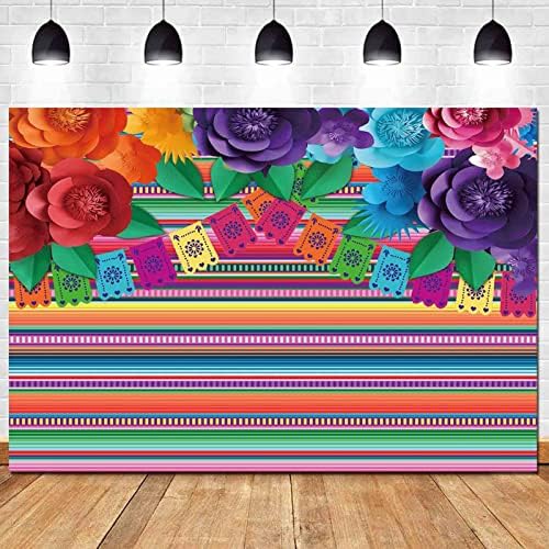 Tecido mexicano fiesta cor listras de papel foto foto fundo cinco de mayo festas decoração de casamento fotografia cenários