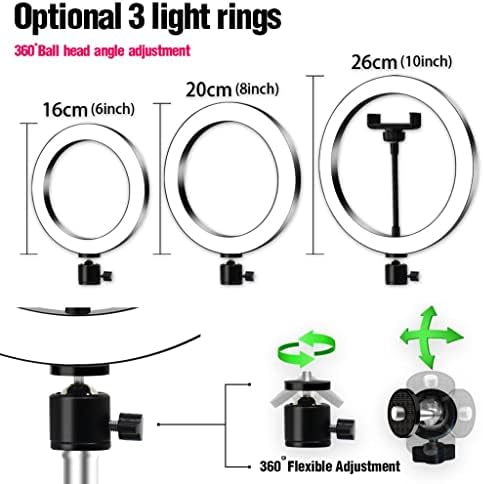 Ｋｌｋｃｍｓ 26 cm Lâmpada LED diminuída de 130cm Salão de câmera Stand