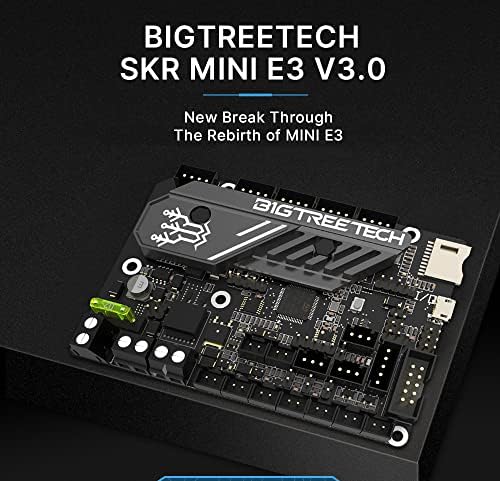 BigTreetech Skr Mini E3 V3.0 Placa de controle silenciosa de 32 bits com kits de tela de toque TFT35 E3 v3.1, para Ender 3 Ender3 Pro 3D Printer Support Marlin/Klipper, Compatível com BL Touch