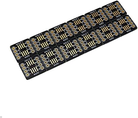 Treedix 12pcs SSOP 8pin 0,65mm/sop 8pin 1,27mm para mergulhar o adaptador PCB PROTO SMD SMD para mergulhar o adaptador SMD