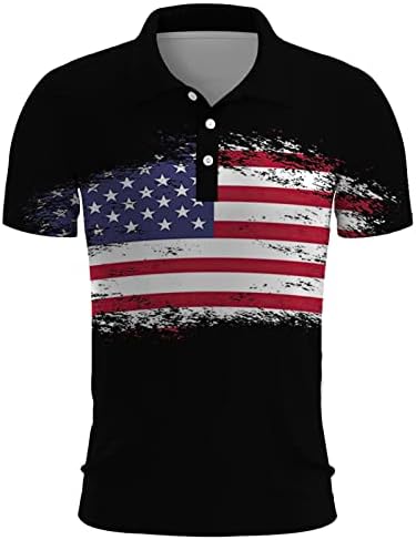 Camisas de pólo masculinas de manga curta Polo de golfe casual camisetas leves para camisas de golfe para caminhadas de tênis