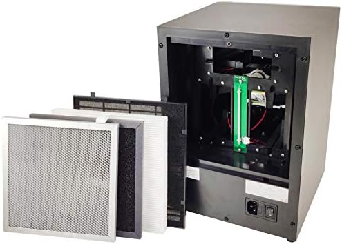 Green Air Deluxe 3 placas HEPA e odor Filting Filter Air Purifier Ozônio Gerador