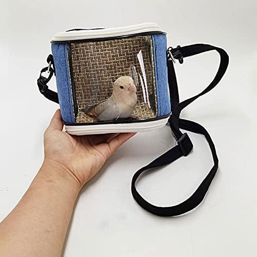 Flight Bird Cage Kit de pássaro Bird Bird Travel Bag portátil Equipamento de pequenos animais portátil Transparente Roupable Bolsa Bolsa de Tote Adequada para todos