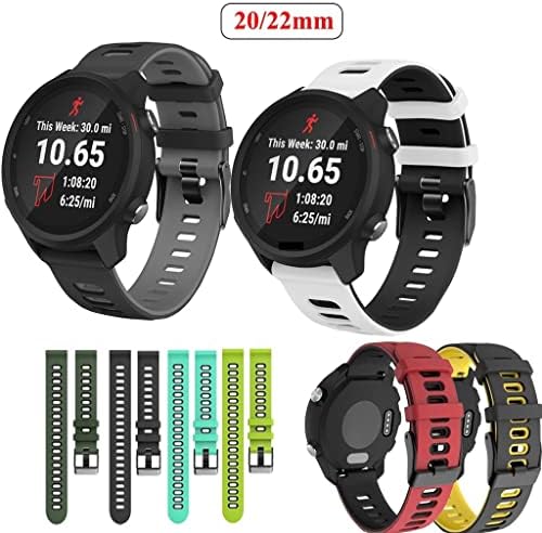 Sawidee 20mm 22mm de 22 mm para precursores de Garmin 245 645 55 3 cinta venu para o Samsung Galaxy Watch 3/4 Pulseira