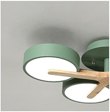 Sdfgh verde nórdico estilechandelier lâmpada de decoração de teto de teto