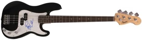 Roger Waters assinou autógrafo preto em tamanho grande Fender Electric Bass Guitar E com James Spence JSA Carta de Autenticidade -