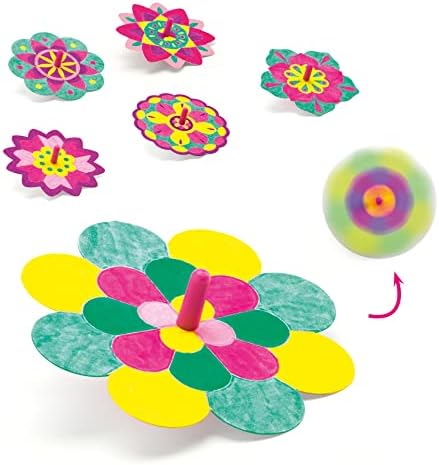 Tops de decoração de flores do DJECO, multicoloria,