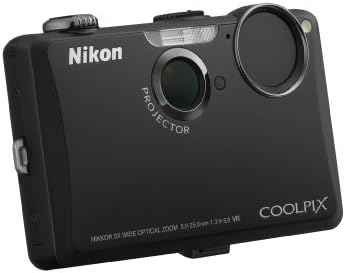 Nikon Coolpix S1100PJ Câmera digital de 14 MP com 5x de redução de vibração óptica de 5x e LCD de 3 polegadas e projetor embutido