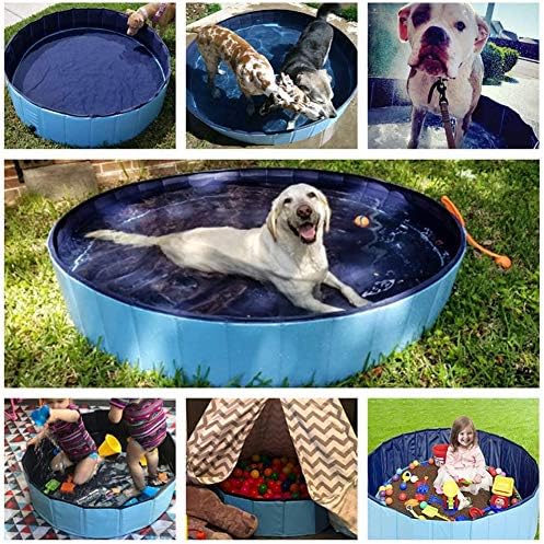 Piscina de estimação dobrável para cães - piscina de banho de animais de estimação, piscina de piscina portátil PVC Pet Wading Bath