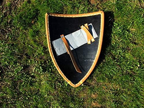 Artizanstore Shield Shield, Vikings Shield, Dropshield, Escudo Medieval, Escudo Pavise, Escudo de Batalha de Armas Viking, Vikings HMB Shield, Botn IMCF, ACL