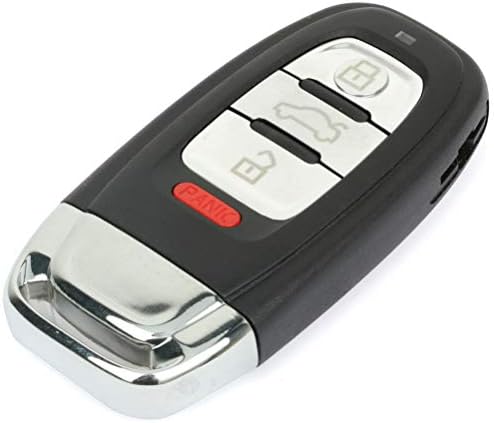 Ocpty 1 x Flip Tecla de entrada Remote Key FOB para Audi A1 A3 Quattro A4 A5 Substituição do transmissor para 09-16 para Audi