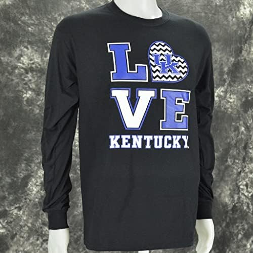 UK Kentucky Love em camiseta preta de manga longa