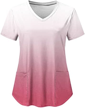 Summer outono de manga curta camiseta para fêmea macia e confortável moda vistosh work work office office blouse 28