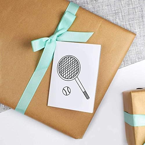 A1 'Tennis Racket & Ball' embrulhar/embrulho de papel de embrulho