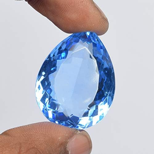 Blue topázio gem