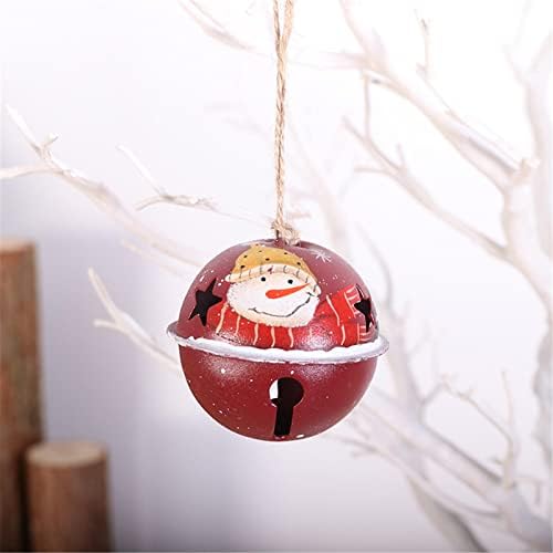 BELHO DE BELHA DE NATAL PRONTATEME com Star Cutout Bell Snowman Padrão de Natal Festas Família Família Diy Artesanato Decorações