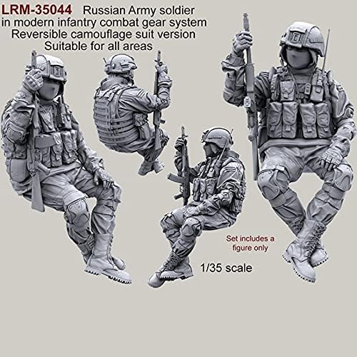 Risjc 1/35 Soldado de resina Modelo de soldado russo Soldier Set Set Model Model Kit UNAmembled // N47619