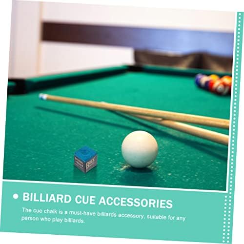 Giz de sugestão de piscina de piscina clispante 48 PCs Blue Pool Billiard Supplies de tabela de bilhar acessórios de mesa de bilhar