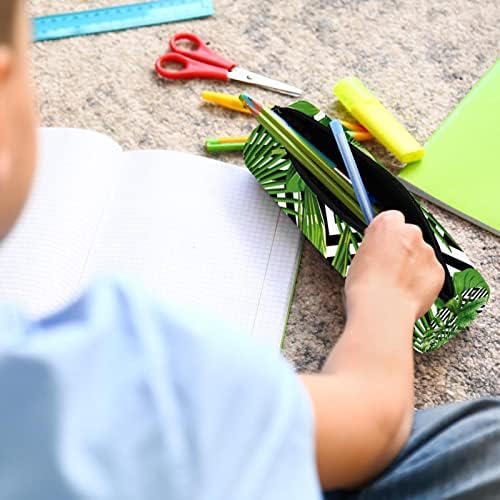 Folhas em Bolsa de papes de papes de papes de estacionamento para estados de estacionamento com estacionamento de casos geométricos de padrão geométrico para estudantes de estudantes do escritório meninas meninos meninos meninos