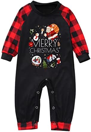 Pijamas de Natal XBKPLO para o Pijama Família Sleep Rouphits Casal Gifts para o namorado de terno de pai-filho