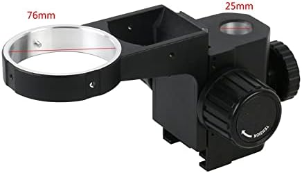 WSJIE Industrial Binocular Trinocular Microscópio Câmera Stand Stand Suporte de braço 76mm Universal 360 Rotativo Manutenção