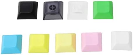 PBT Keycaps DSA 1U Blank Impresso Keycaps para teclado mecânico de jogos Amarelo, verde, rosa, azul,