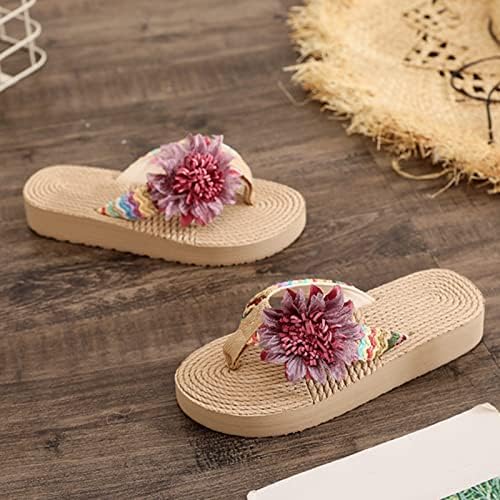 Meninas moda de verão crianças solas grossas chinelos coloridos flores de crianças leves para crianças pequenas sapatos casuais