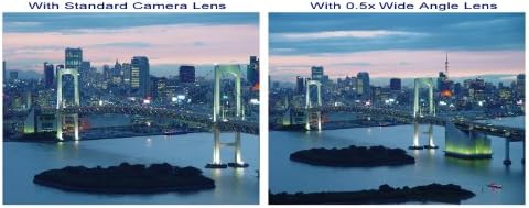 Nikon D3500 HD 0,5x lente de grande angular com macro