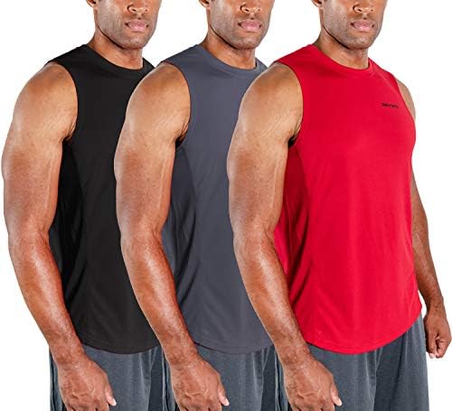 DevOps 3 Pacote Camisas musculares masculinas DRI FIT GYM TAMP TOP TOP TOP