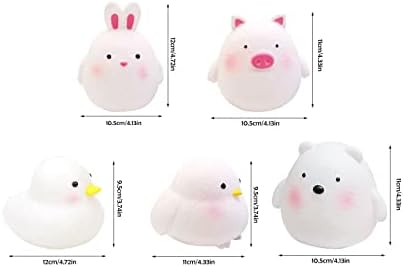 Animal Night Light Kids Cute Cutucle Alteração plástica Baby Night Light Bateria portátil LED LEITO DE CABEÇA Luz de Nursery