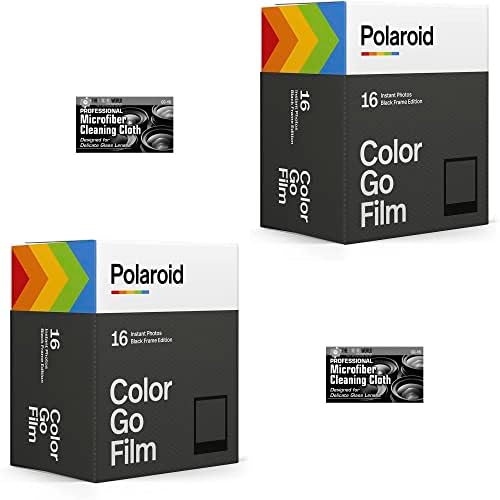 Os originais polaroides vão para o filme de cores instantâneas - Black Frame - para a câmera Polaroid Go - 2 pacotes duplos