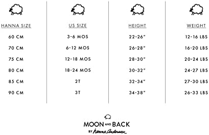 Lua e de volta por Hanna Andersson Shorts de bebês unissex