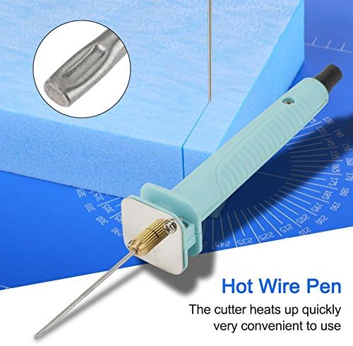 Alremo Huangxing - caneta quente, caneta de isopor de corte de caneta de caneta com arame quente com arame de corte de arame quente, para DIY amador, fabricação de arte, espuma)
