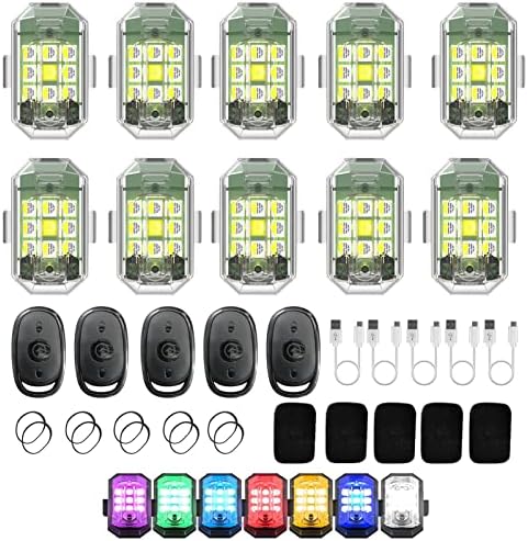 LED sem fio LED leve com luz remota e de alto brilho 7 cores luzes recarregáveis ​​USB para carro, caminhões, motocicleta,
