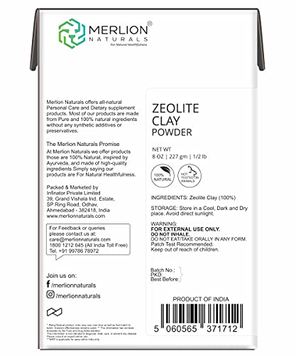 Merlion Naturals Zeolite Clay Powder 227gm / 8oz