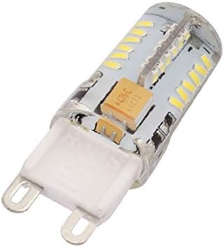 X-DREE AC / DC12V 3014 SMD LUZ LUZ LED LUZ SILICONE Lâmpada de silicone LED 57 led G9 2p White frio (LAMPADINA LED AC / DC12V 3014 SMD A LED 57 LED G9 2P Bianco Freddo