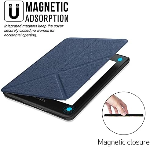 Kindle Youth Edition 10th Gen 2019 Edition Case Shell Cover Covernle Kindle 10 Caso Dobragem com Sono e Wake Solid Color