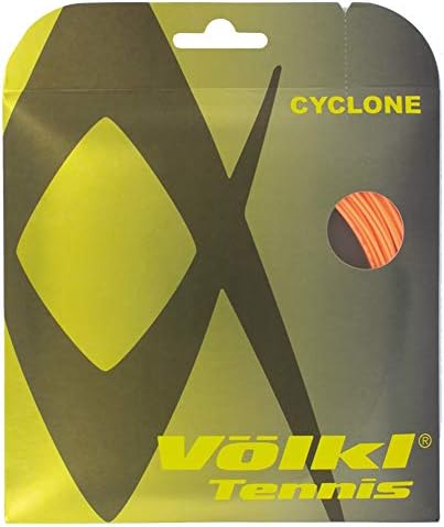 Volkl-ciclone 18g Tennis String Flu Orange-