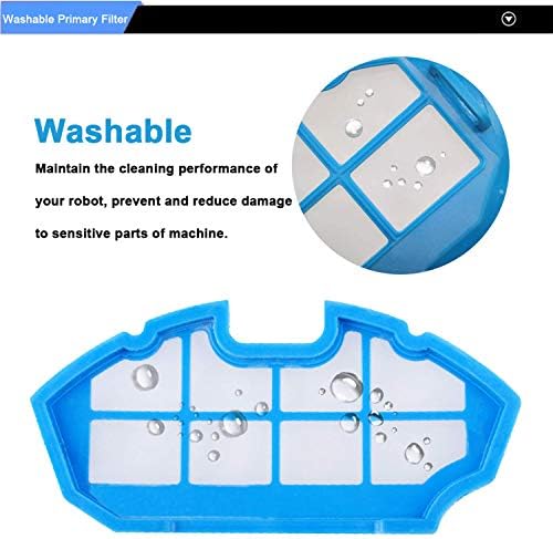 Filtros e escovas de substituição para Ecovacs DEEBOT N79 N79S DN622 500 N79W VARIONER ROBOTICA ROBOTIC.